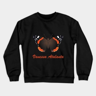 Vanessa Atalanta - with an inscription Crewneck Sweatshirt